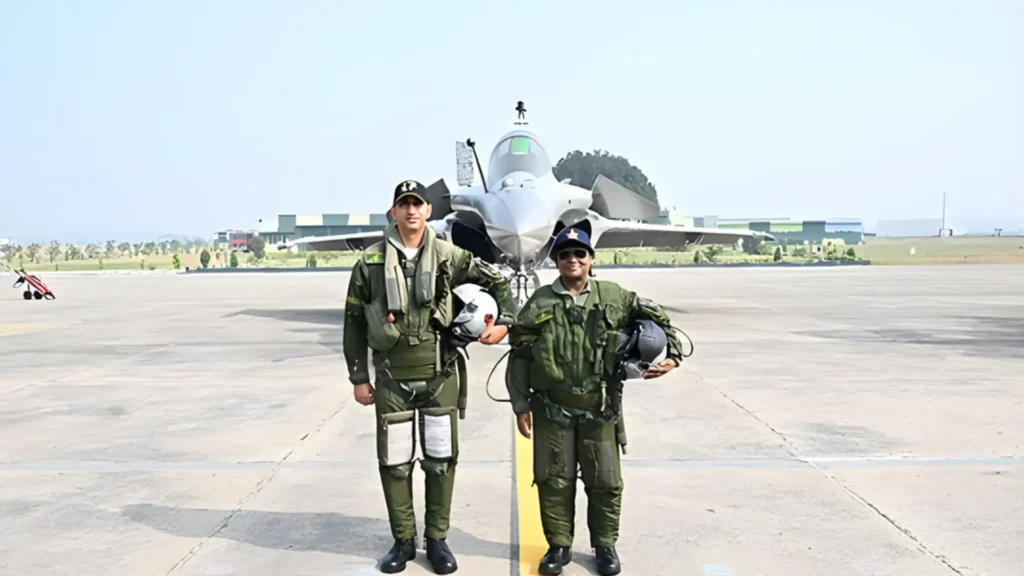 Indian Air Force fighter jet flying in bad weather conditions showing all-weather readiness
