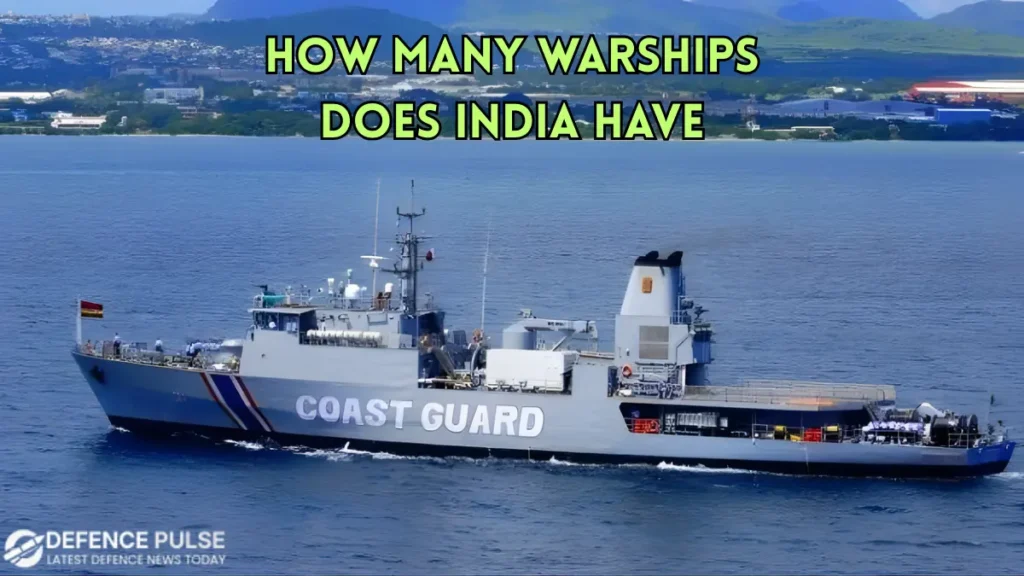How many warships does india have