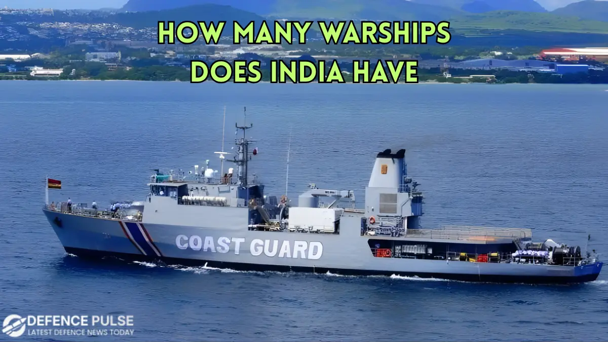 How many warships does india have
